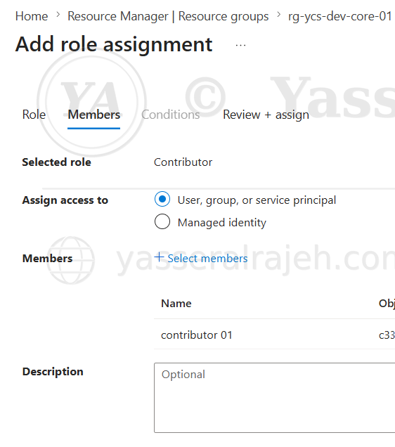 Contributor member selection