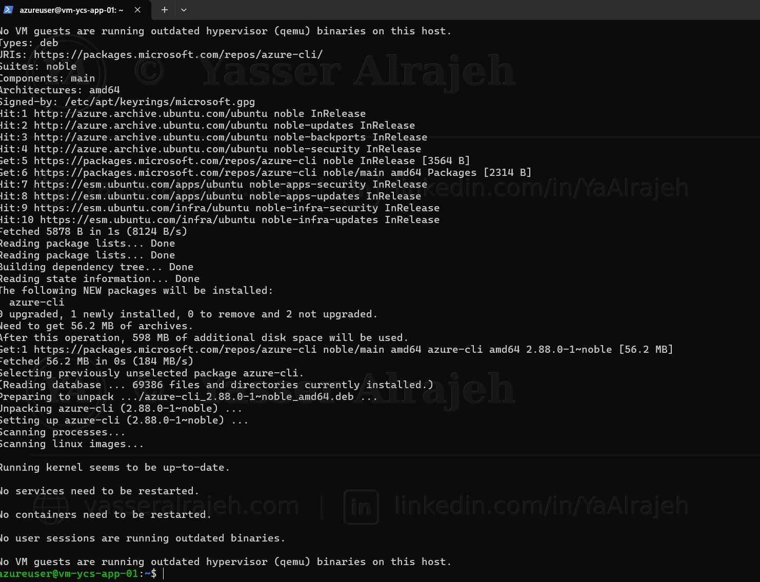 Azure Key Vault Secrets Management project screenshot