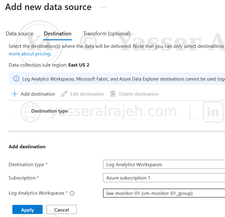 Azure Monitor & Log Analytics project screenshot