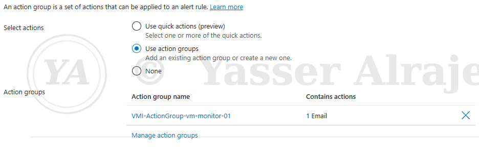 Azure Monitor & Log Analytics project screenshot