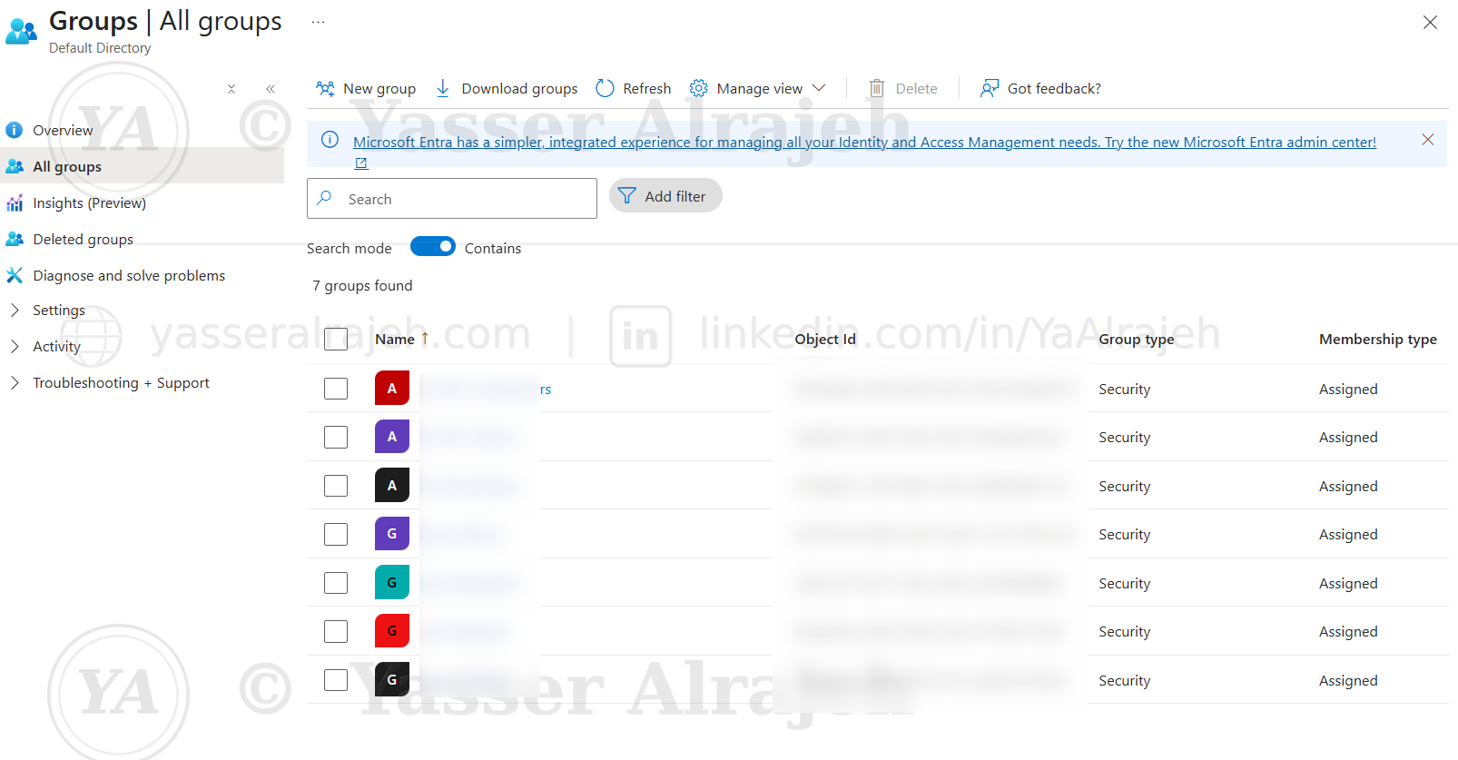 Azure RBAC Implementation project screenshot