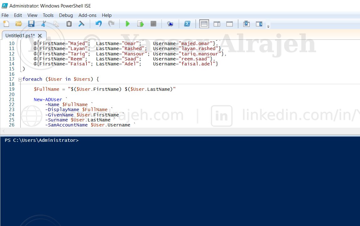PowerShell user provisioning