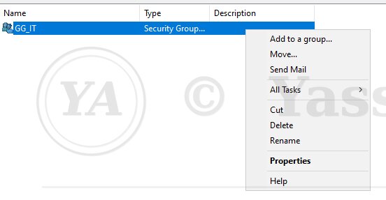 Departmental role-based group configuration