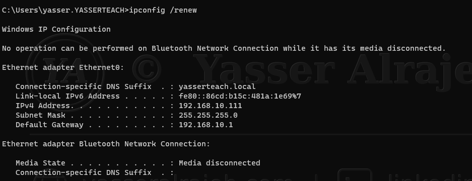 Windows Server DHCP Infrastructure project screenshot