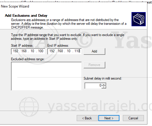Windows Server DHCP Infrastructure project screenshot