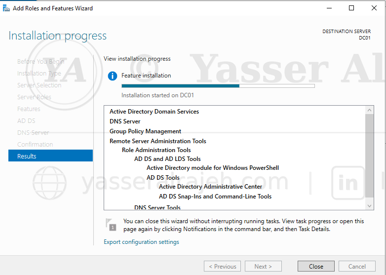 Windows Server DHCP Infrastructure project screenshot