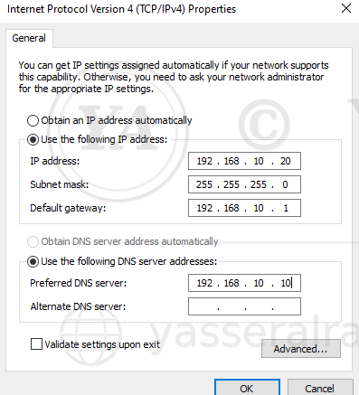 Windows Server DHCP Infrastructure project screenshot