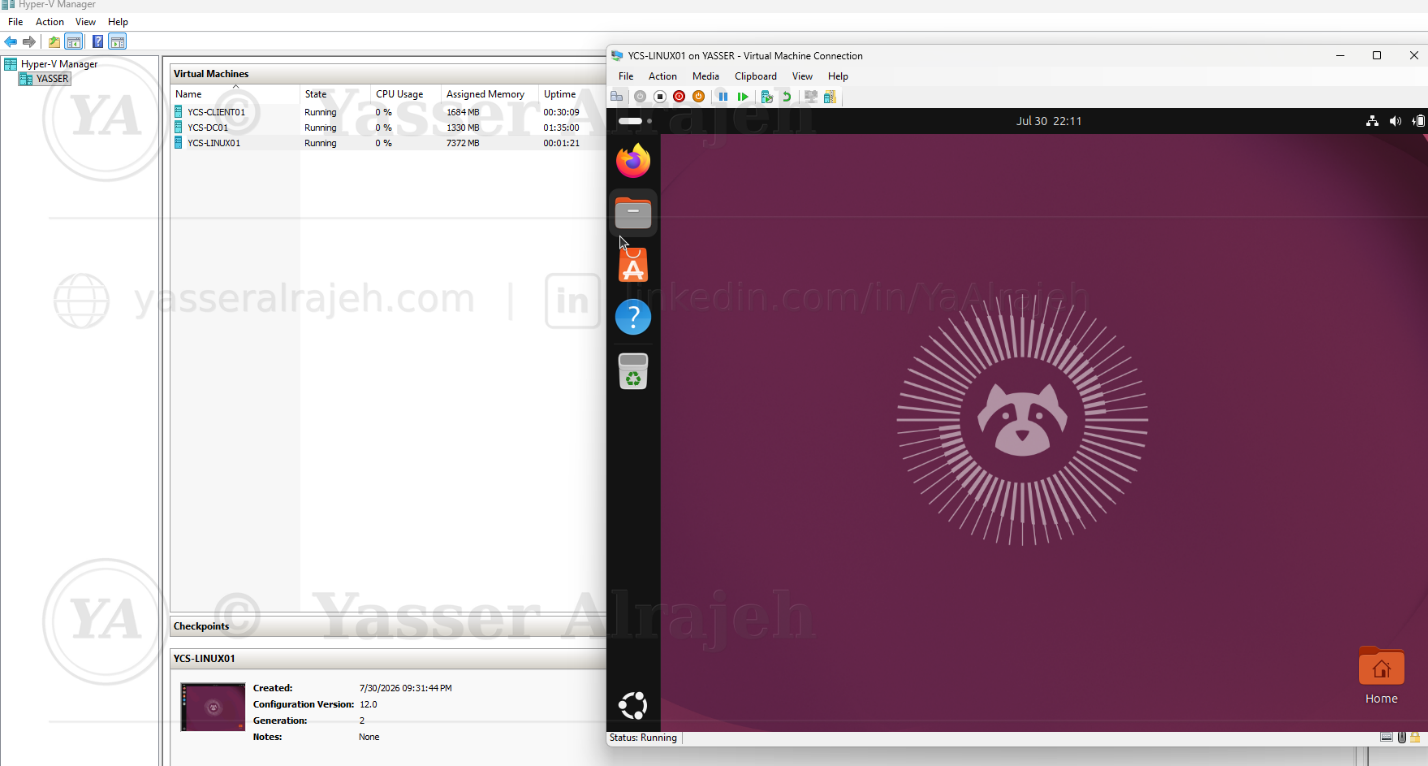 Enterprise Hyper-V Virtualization project screenshot