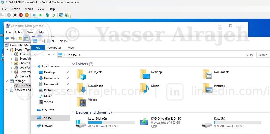 Enterprise Hyper-V Virtualization project screenshot
