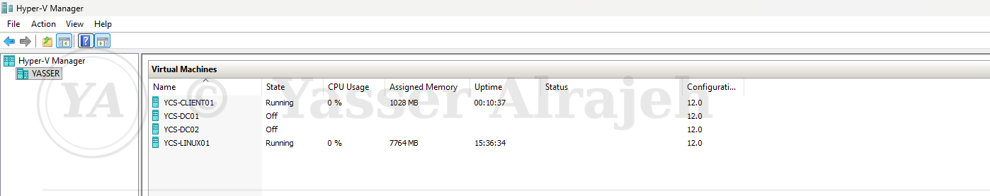 Enterprise Hyper-V Virtualization project screenshot