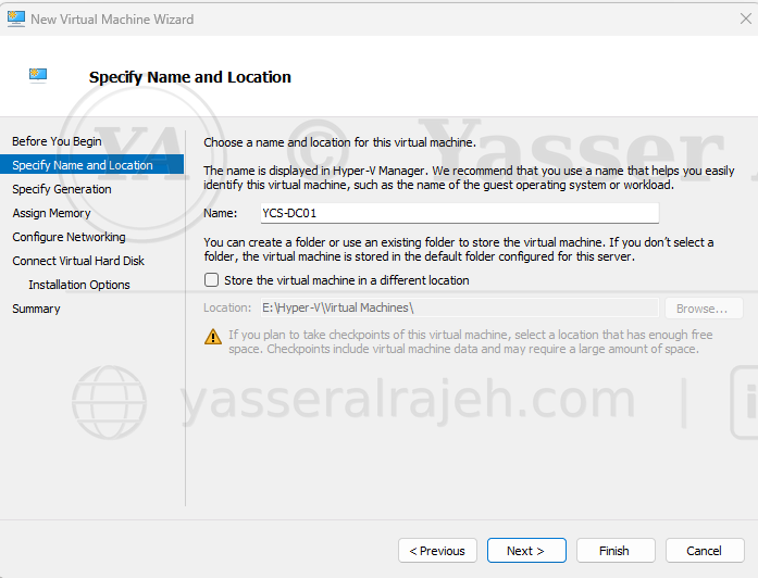 Enterprise Hyper-V Virtualization project screenshot
